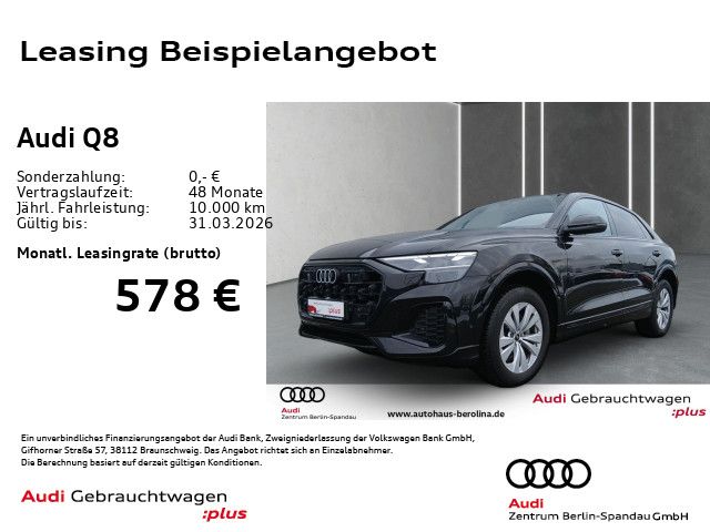 Audi Q8 45 TDI qu. tiptronic *MATRIX*HuD*AHK*LUFT*