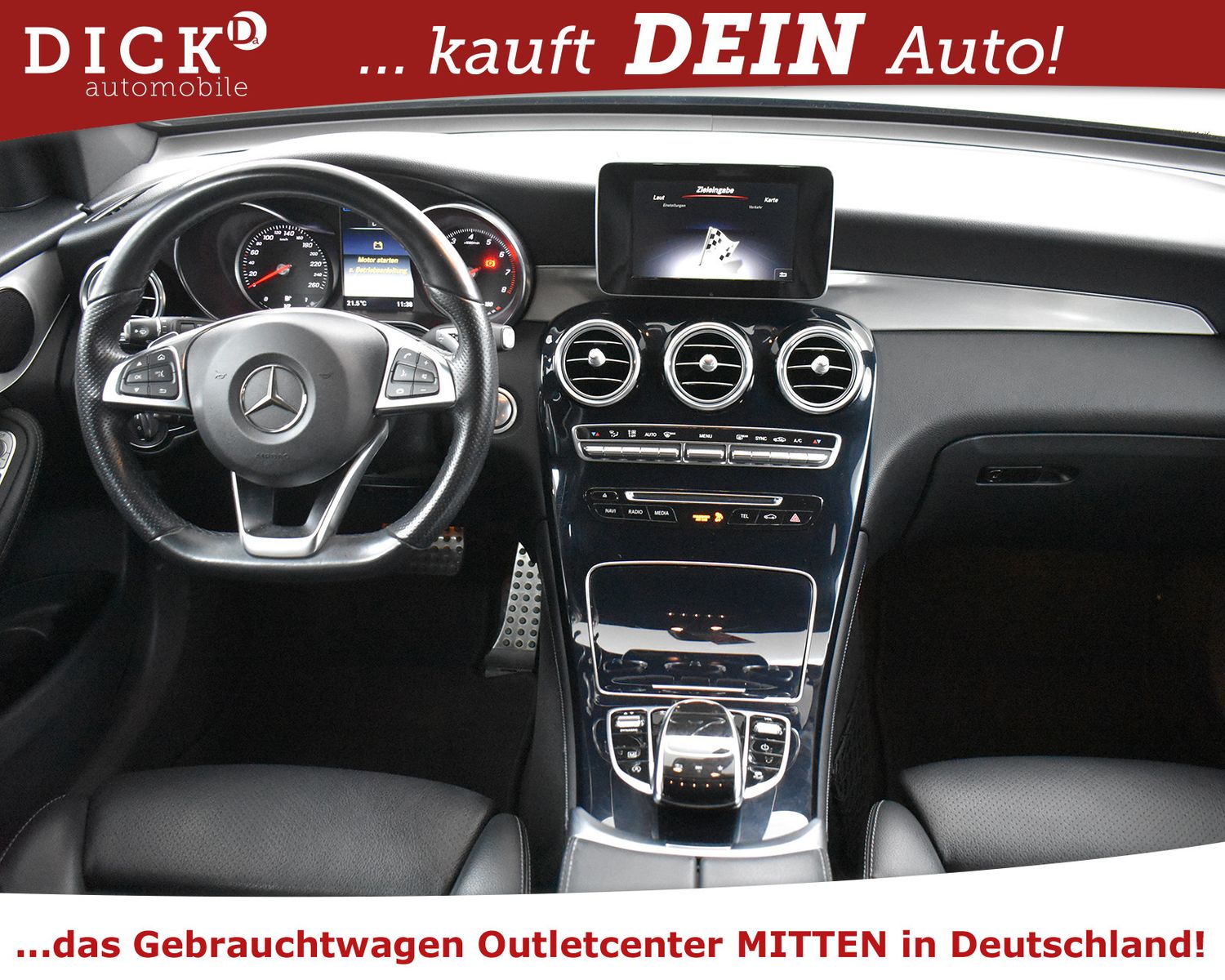 MERCEDES-BENZ GLC 250 4Mat AMG Line NAVI+360+LEDER+SHZ+TEM+19" - Image 11
