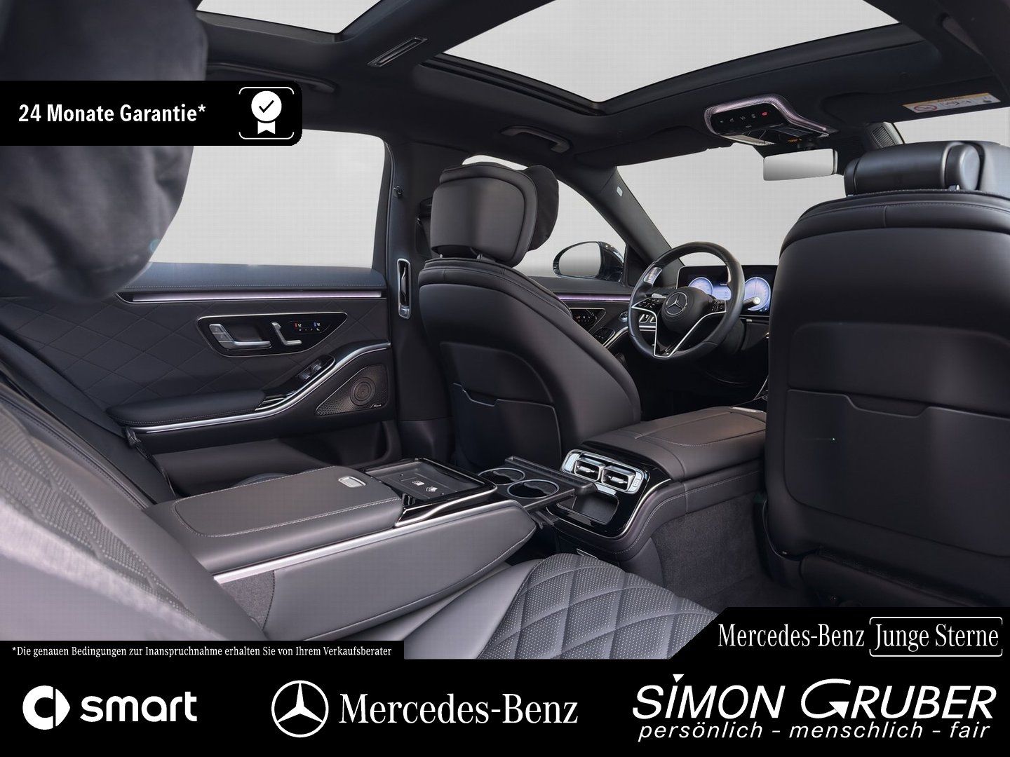 Fahrzeugabbildung Mercedes-Benz S 450 e AMG Chauffeure 4*Massage Guard 360 Burm