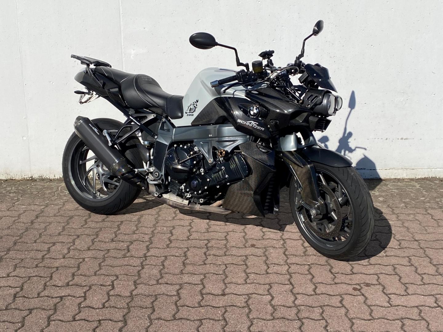 BMW K 1300 R Carbonteile, AC Schnitzer Sportauspuff 