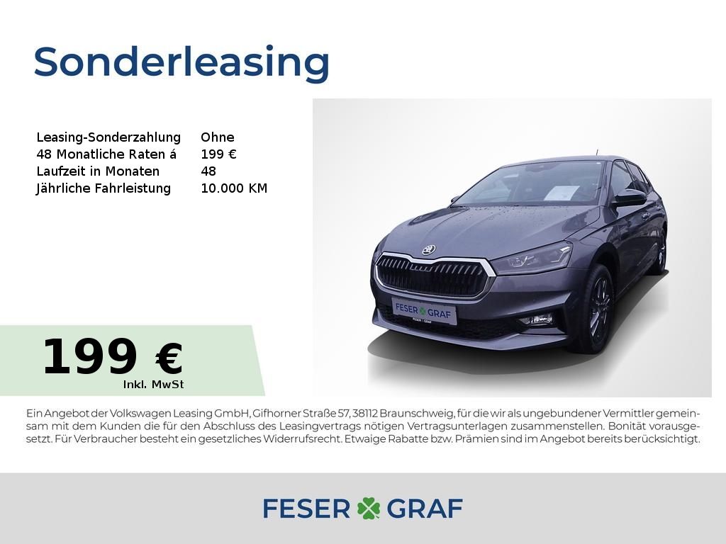 Fabia Tour 1,0 TSI KAMERA,SHZ, SMART LINK