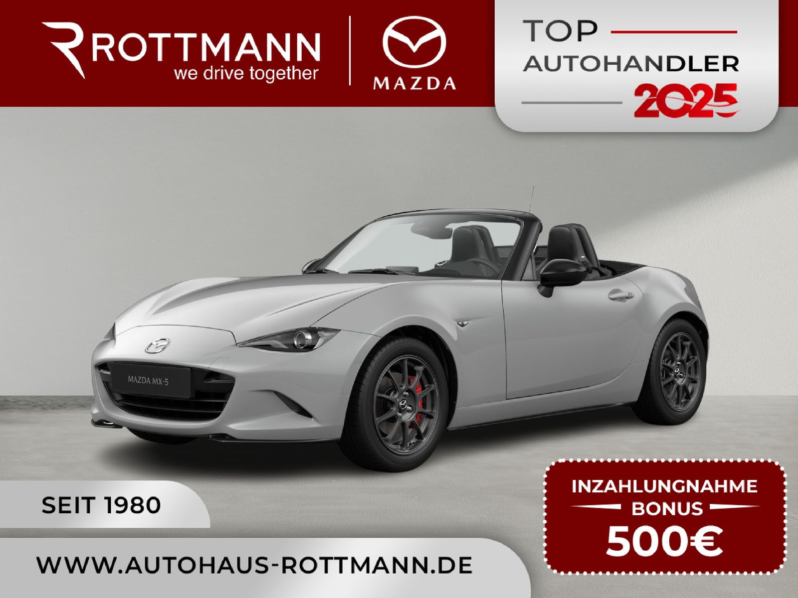 Mazda MX-5 1.5 SKYACTIV-G 132 Homura /Recaro/BOSE/ACAA