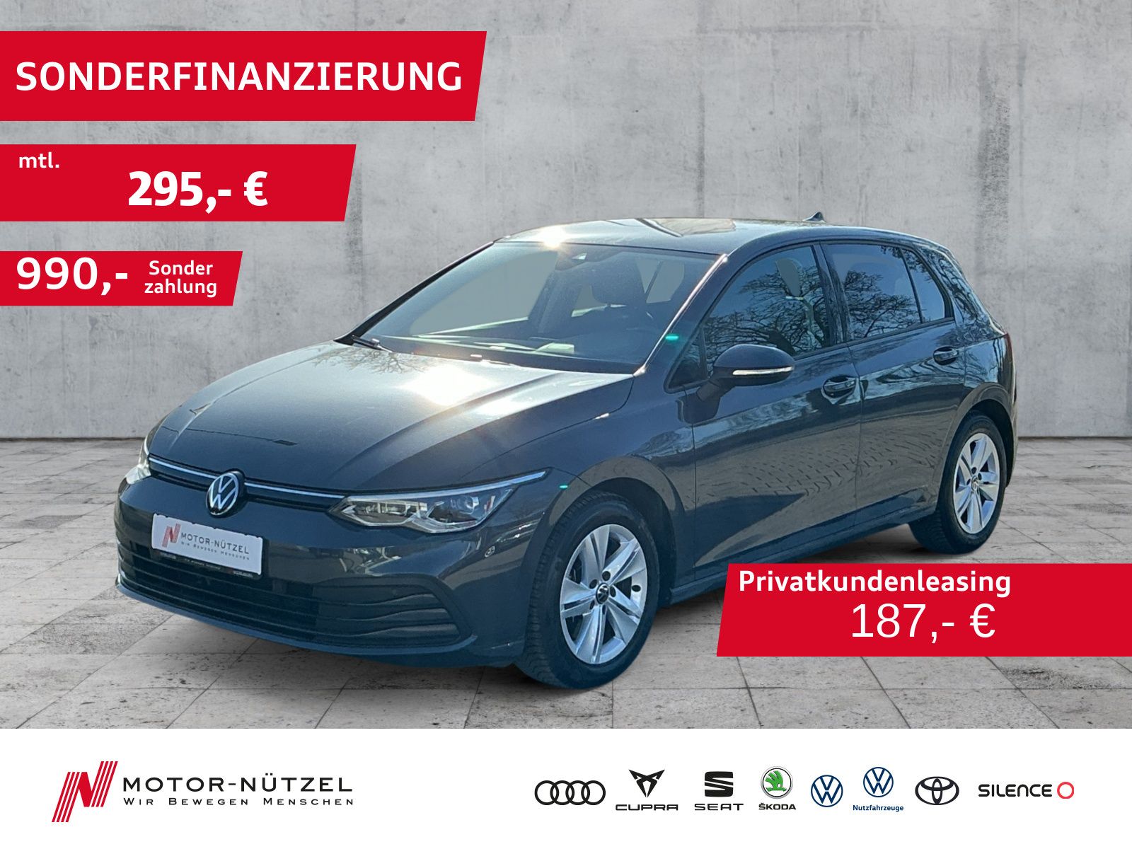Volkswagen Golf VIII 1.5 TSI 5JG+LEDplus+NAV+AHK+DCC+HARMAN