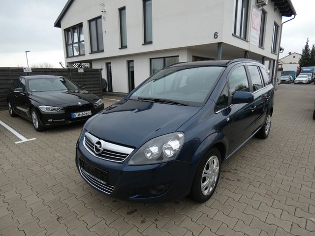 Opel Zafira B Design Edition CNG Gas  AHK Blau Met.