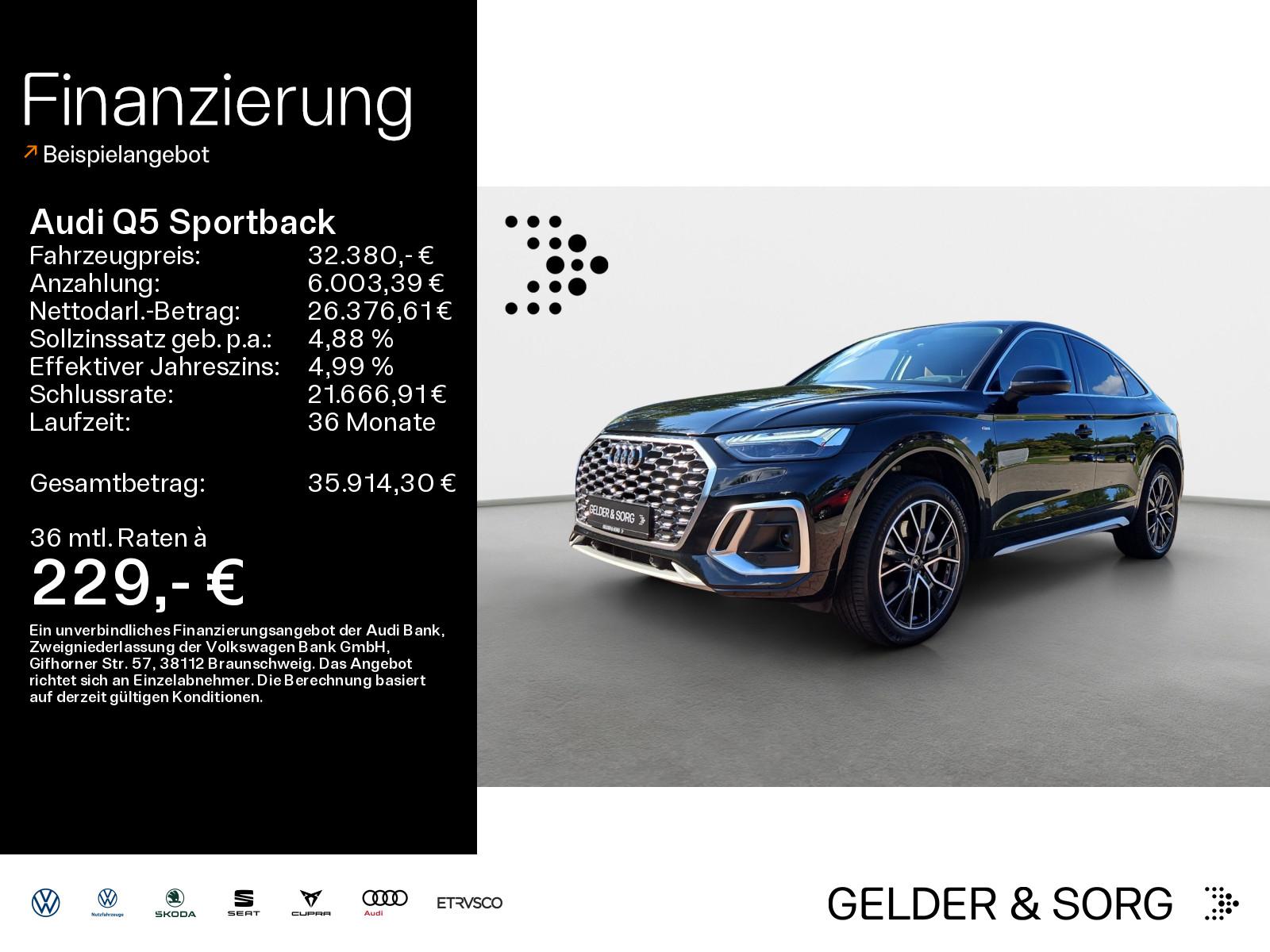 Audi Q5 Sportback 50 TDI qu. S-line|Matrix|B&O|AHK|AC