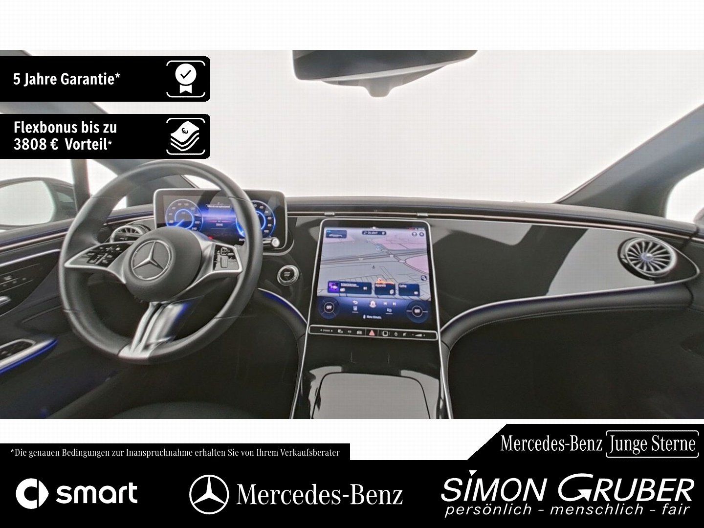 Fahrzeugabbildung Mercedes-Benz EQE 350+ Electric Art Int/Ext Ambi Memory LED