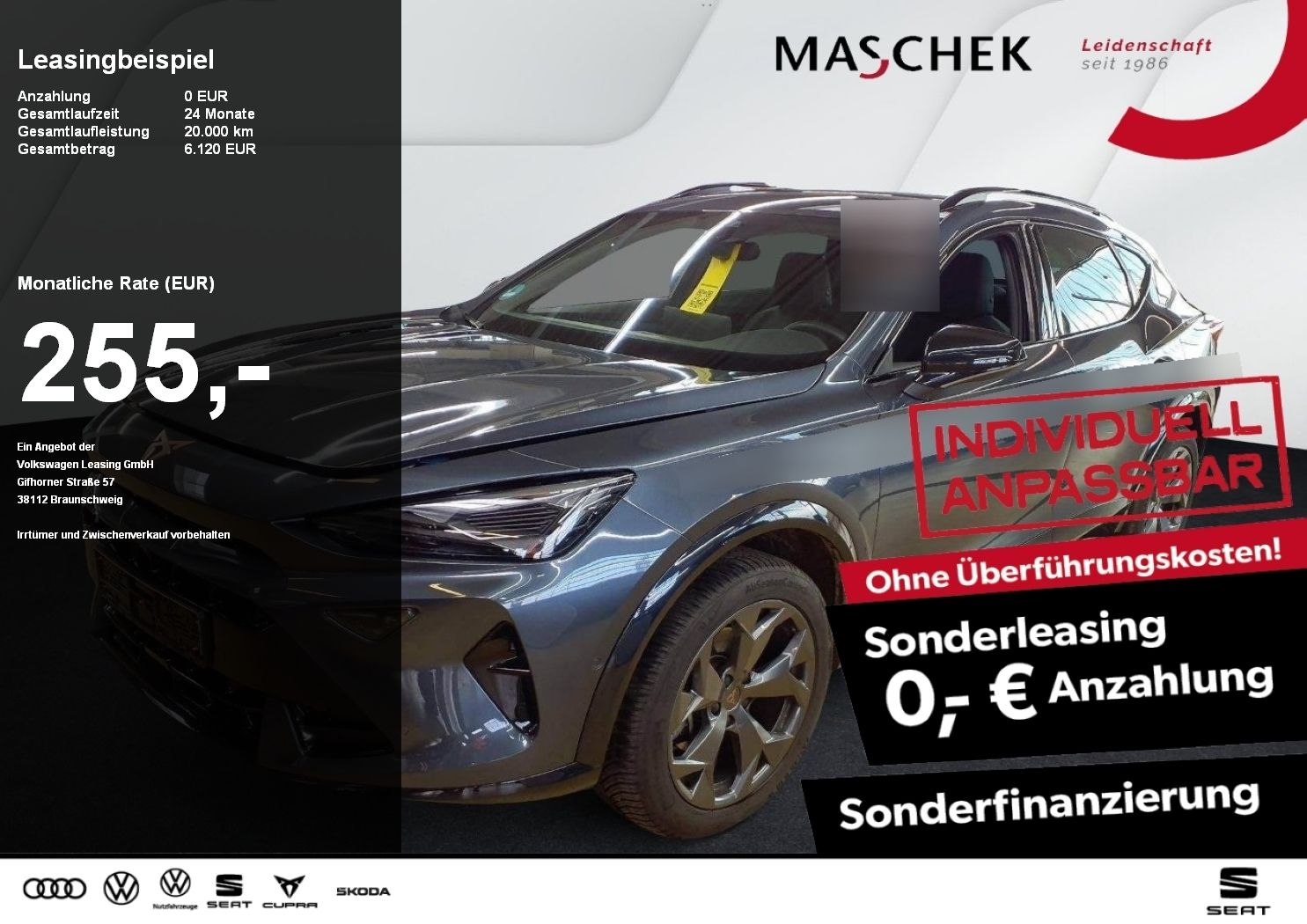 Cupra Formentor 1.5 eTSI DSG Navi Top View ACC Sitzh L