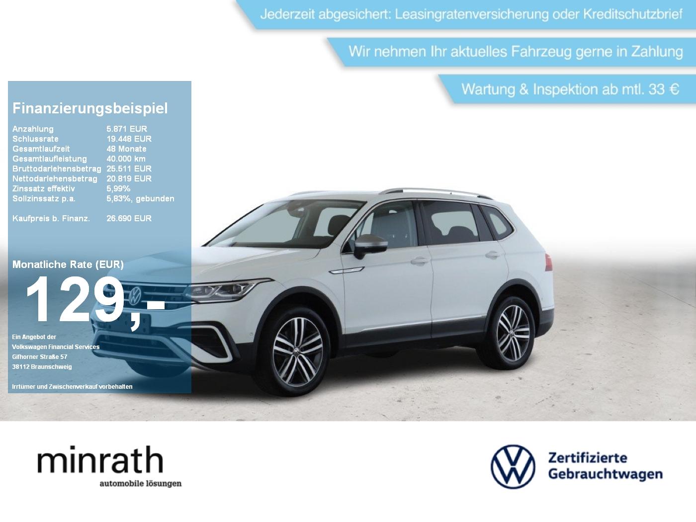 Volkswagen Tiguan Allspace Elegance 4M TDI DSG DCC+STH+PANO