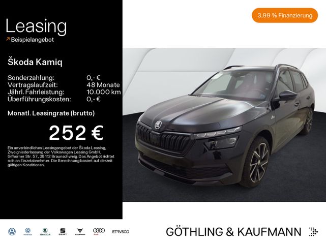 Skoda Kamiq 1.5 TSI Monte Carlo*eSitz*eKlappe*RFK*SHZ*