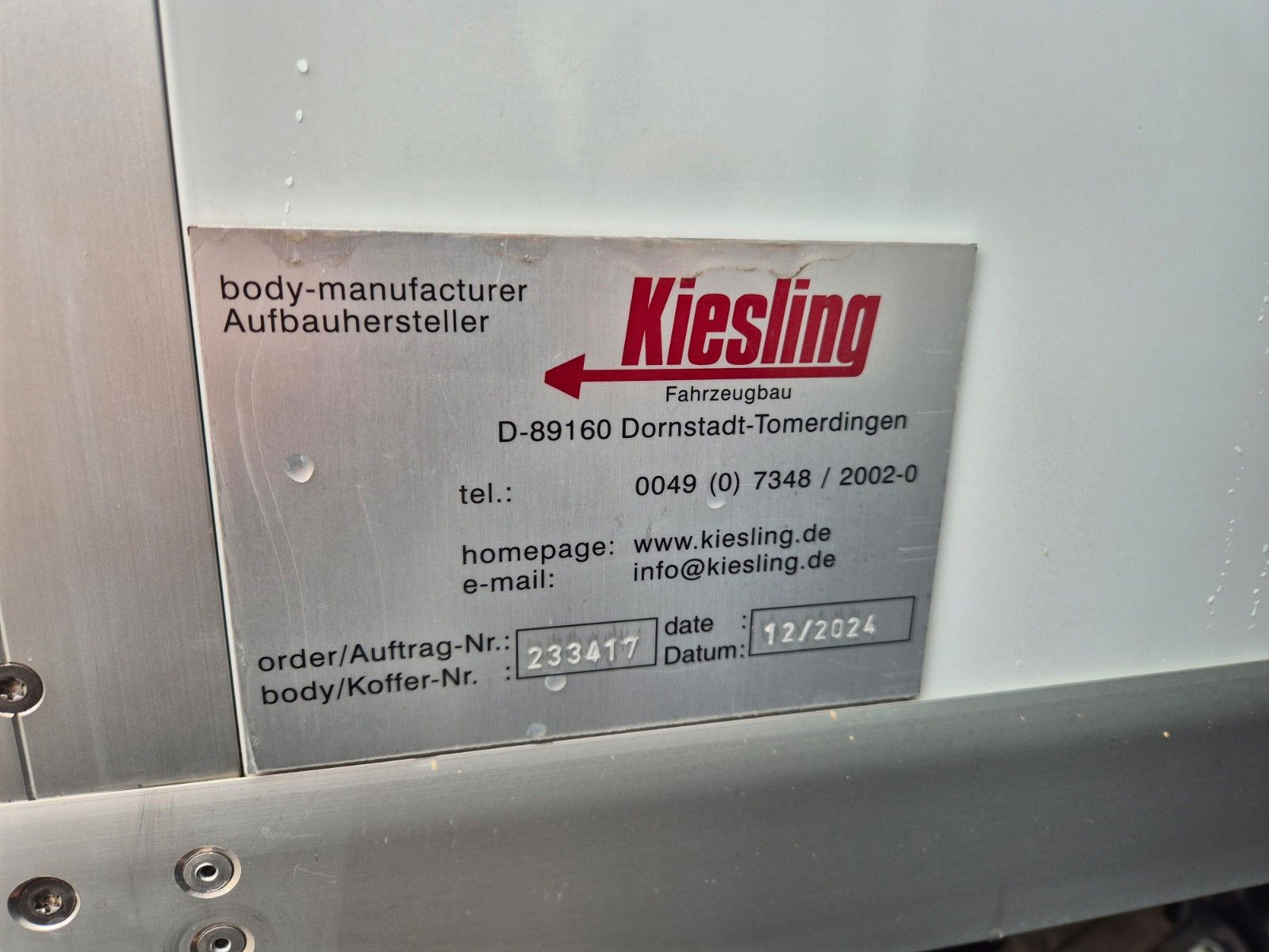 Fahrzeugabbildung Iveco Eurocargo ML160E28/P LBW Bär ThermoKing T-1200R