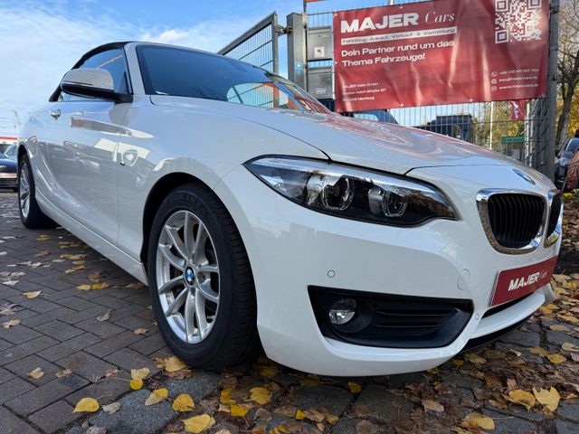BMW 218i Cabrio Advantage*LED*NAVI*ALU*PDC*SHZ