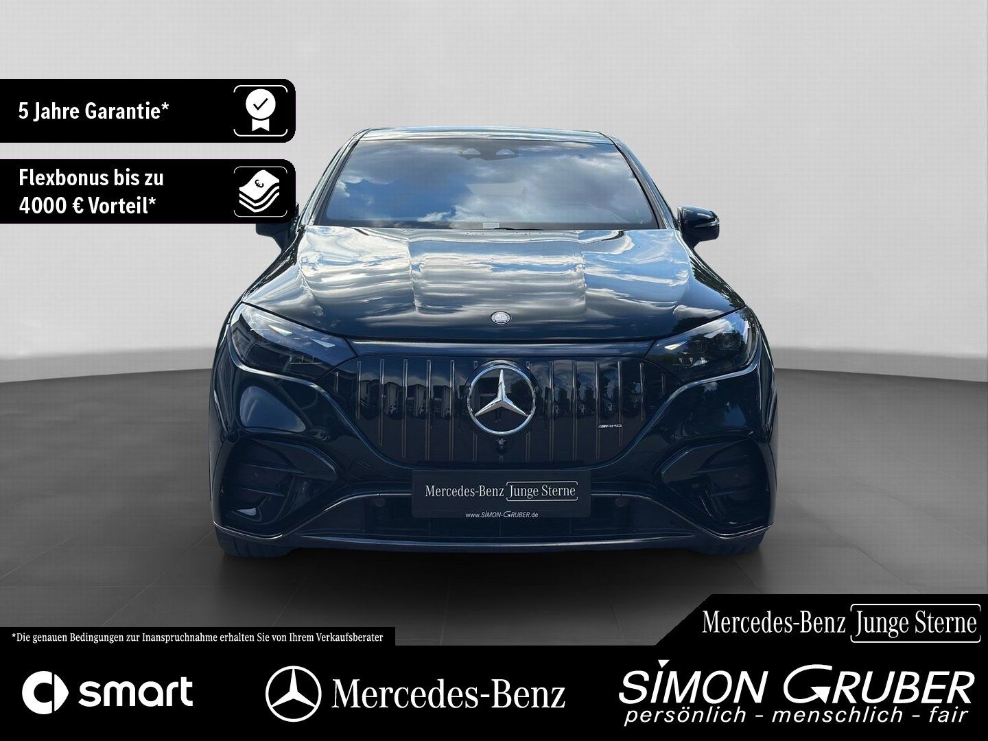 Fahrzeugabbildung Mercedes-Benz EQE 43 4M SUV AMG Night I+II HUD Hyper AHK