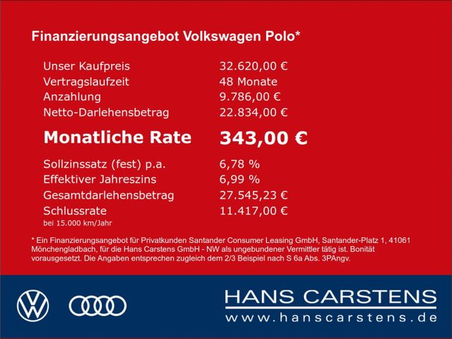 Volkswagen Polo 1.0 Style TSI OPF DSG Navi Klima Tempomat