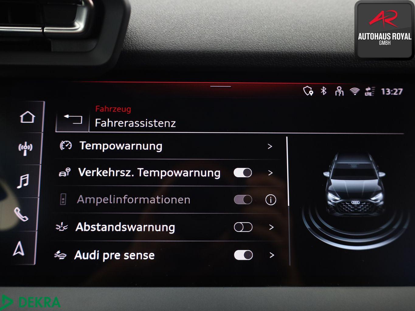 Audi A3 Sportback 30 TFSI KEYLESS,CARPLAY,AMBIENTE,SH, миниатюра 21