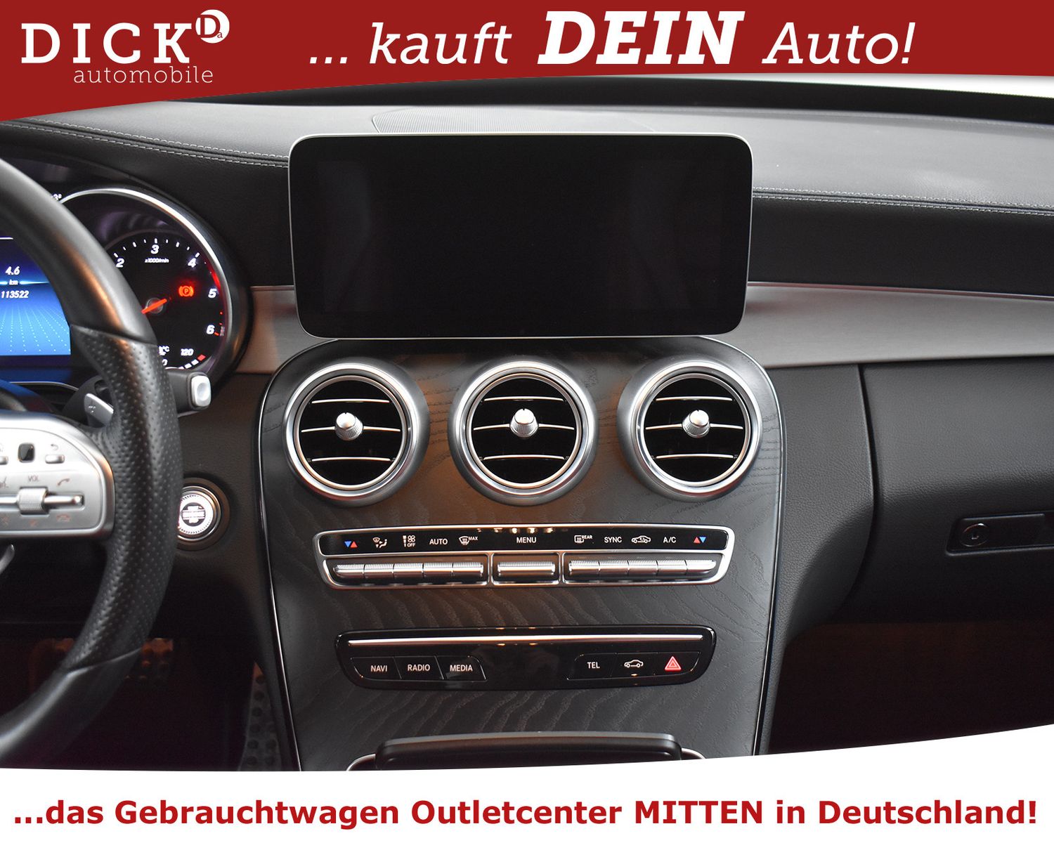 MERCEDES-BENZ C 220d T AMG Line NIGHT+MEMO+ACC+LED+KAM+ - Image 15