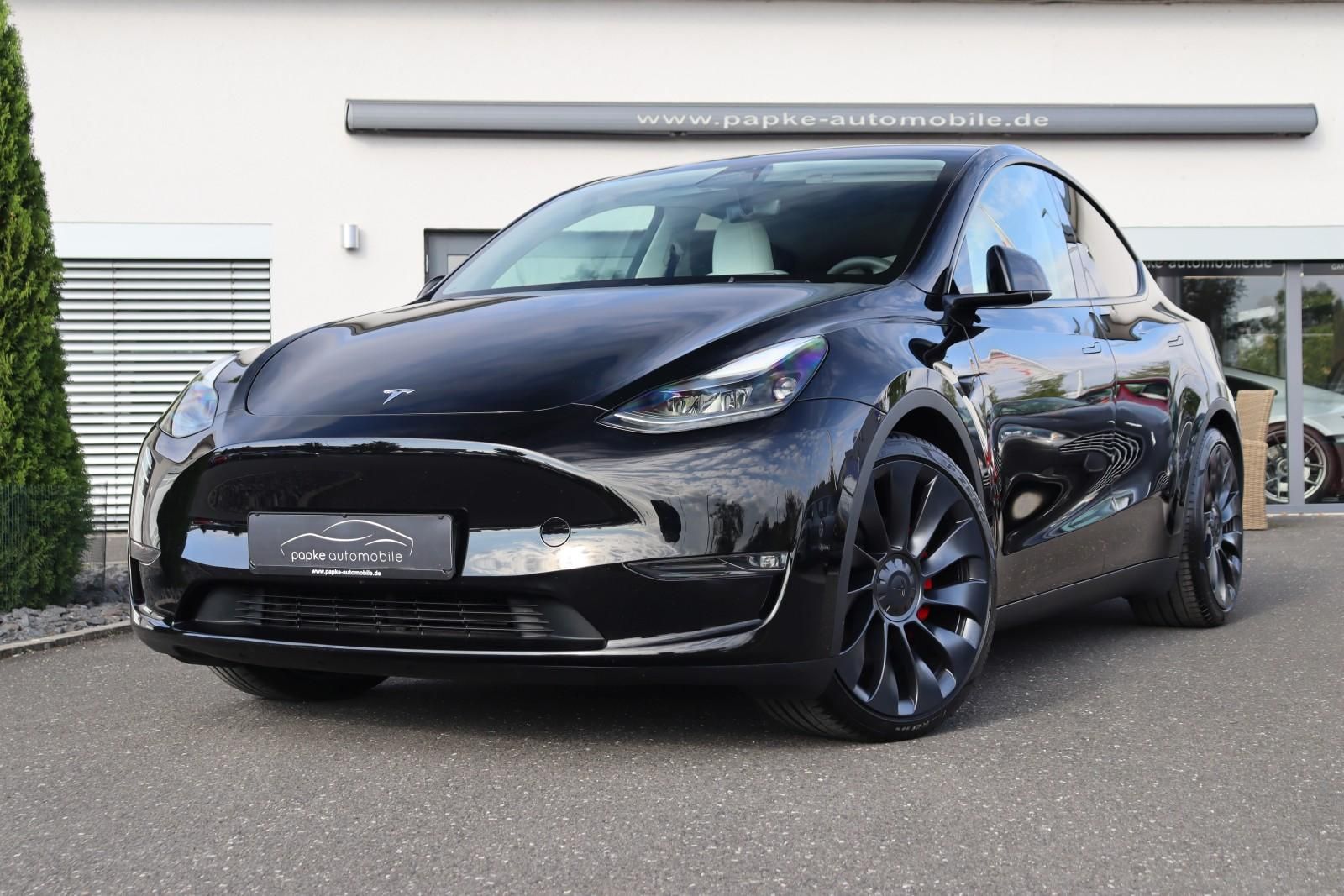Tesla Model Y Performance AWD +WEISS INNEN+AHK+MWST+21 imagem 2