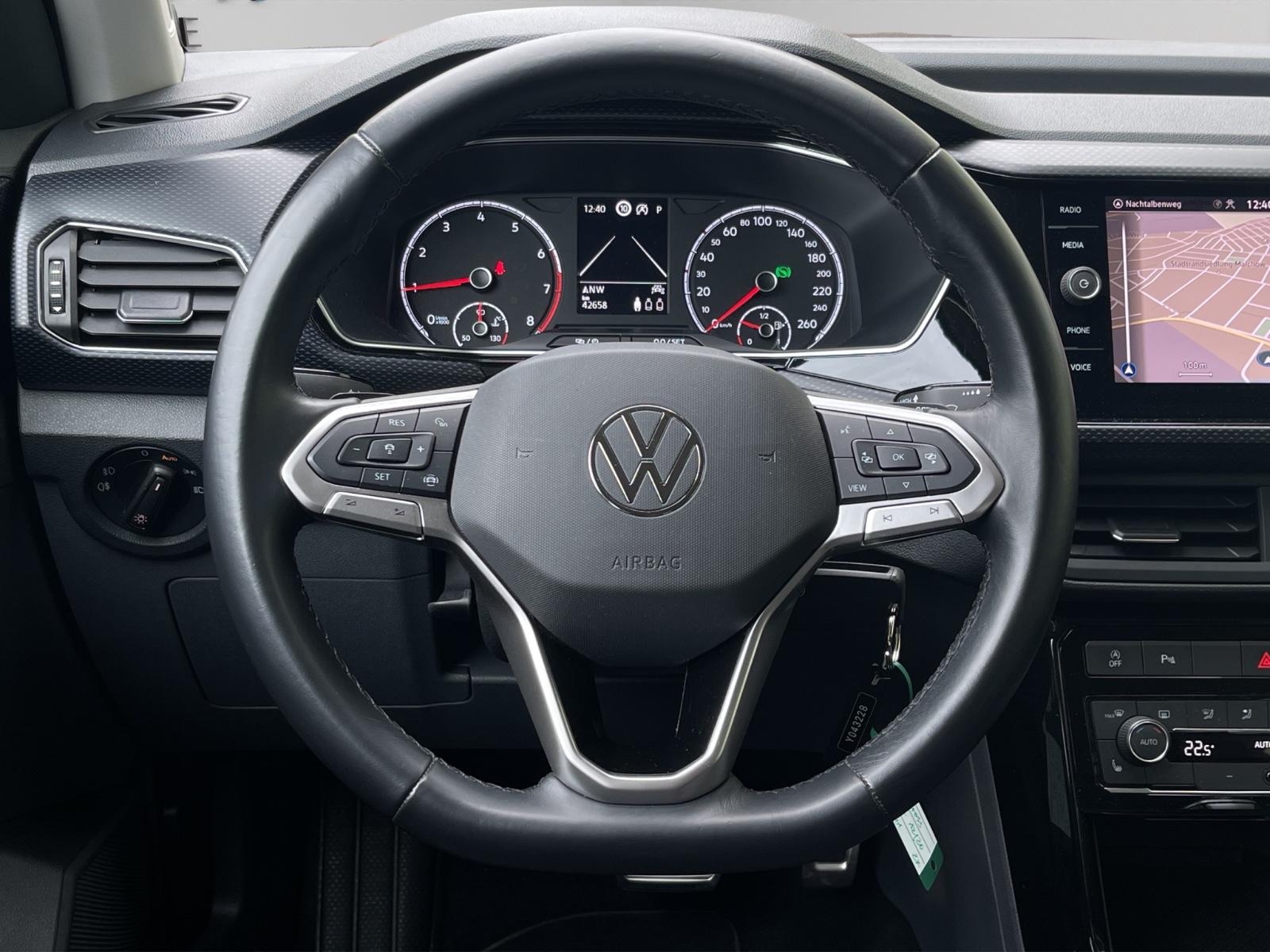 Volkswagen T-Cross 1,5 AUTOMA. ACC LANE NAVI 1.Hd. GARANTIE, миниатюра 12