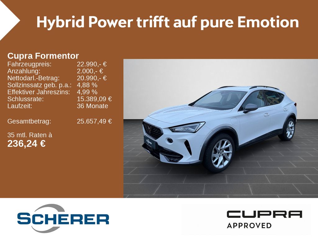 Formentor 1.4 PHEV SHZ*EPH*KESSY*CARPLAY uvm...
