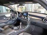 Mercedes-Benz C 180 Coupé AMG Line Leder Kamera Totwinkel LED - Mercedes-Benz: Blau