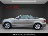 BMW 120i Cabrio NAVI*KLIMA*SHZ*PDC*XENON*LEDER*TOP! - silberne BMW 120