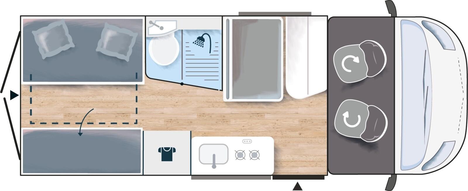 Chausson Van First Line V594 Autom.Markise.Solar.Kamera
