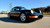 Porsche 964 C2, Schwarz / Schwarz, Schalter, Scheckheft - Porsche 964 von privat