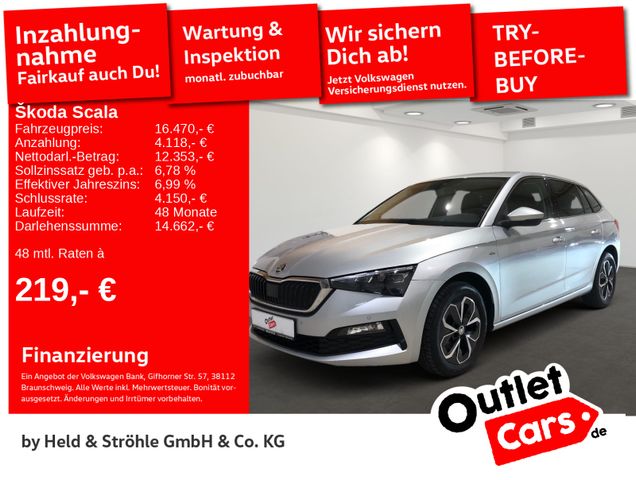 Skoda Scala DRIVE125 1.5 TSI DSG LED NAV VIRTUAL R-KAM