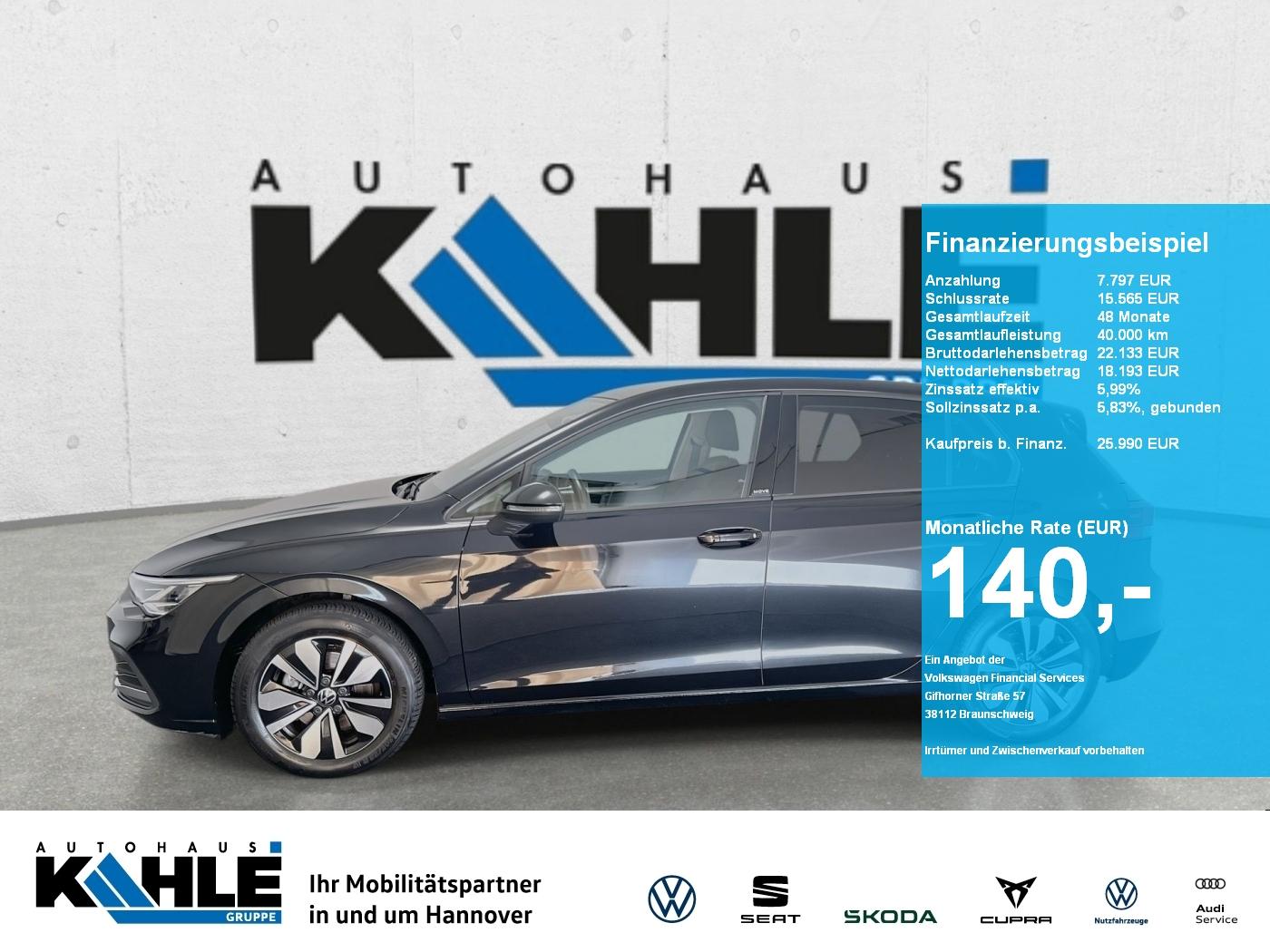 Volkswagen Golf Move 2.0TDI DSG Navi Klima Sitzheizung