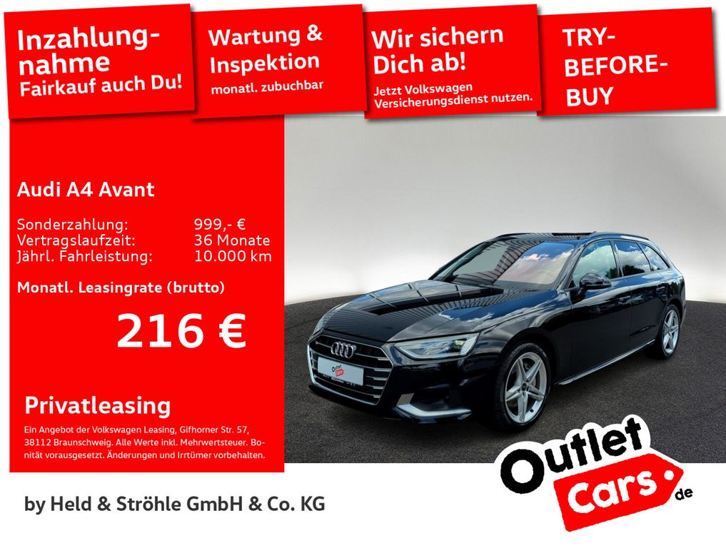 Audi A4 Avant advanced 40 TDI KAM LED NAVI+ SHZ