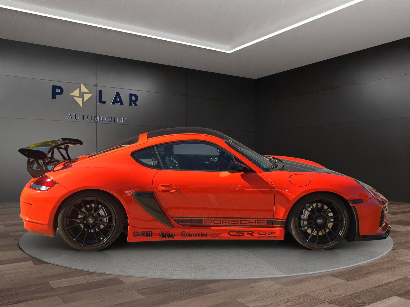 Fahrzeugabbildung Porsche Cayman S/ Rückfahrkamera/ KW-V3/OZ Ultraleggera