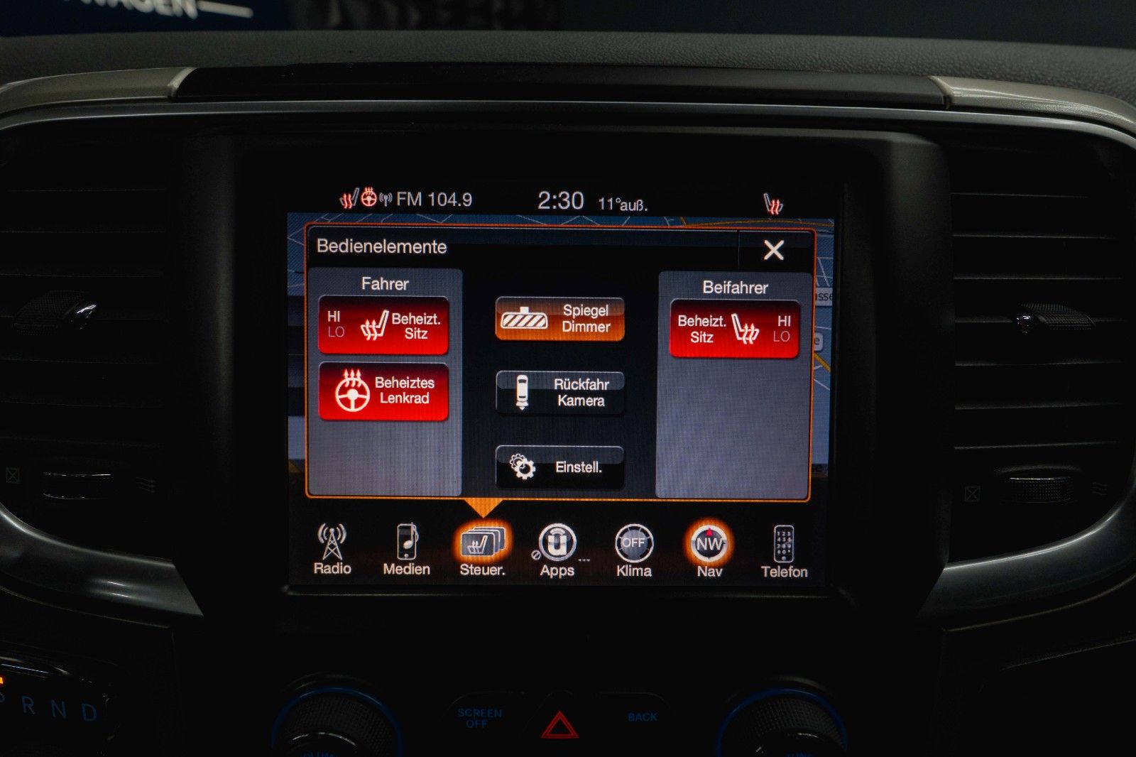 Fahrzeugabbildung Dodge RAM 5.7 V8 HEMI 4x4 Offroad Night  LONGBED*LPG*