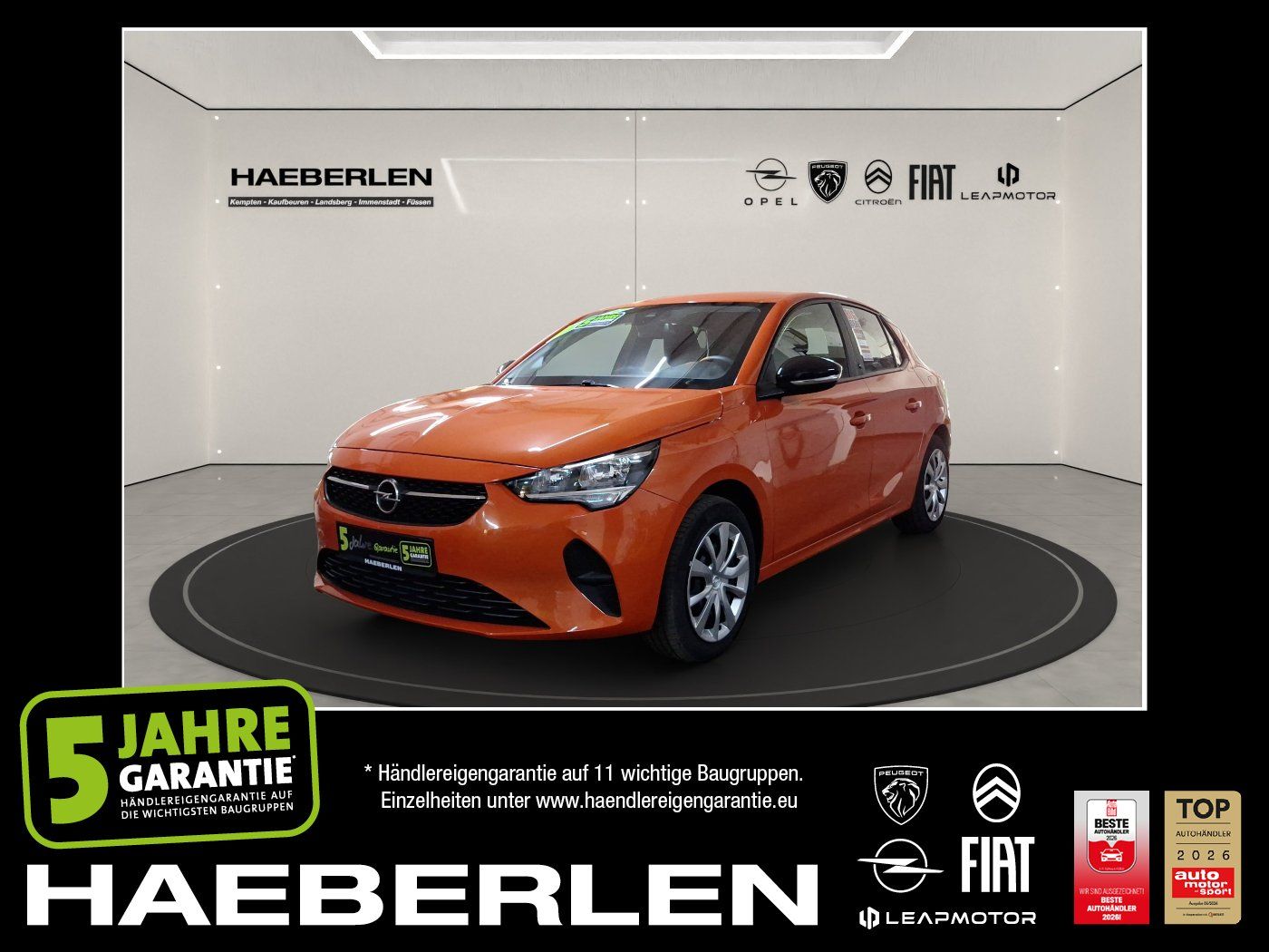 Opel Corsa F e Edition KlimaA+W-Pumpe+AUT+SpurH