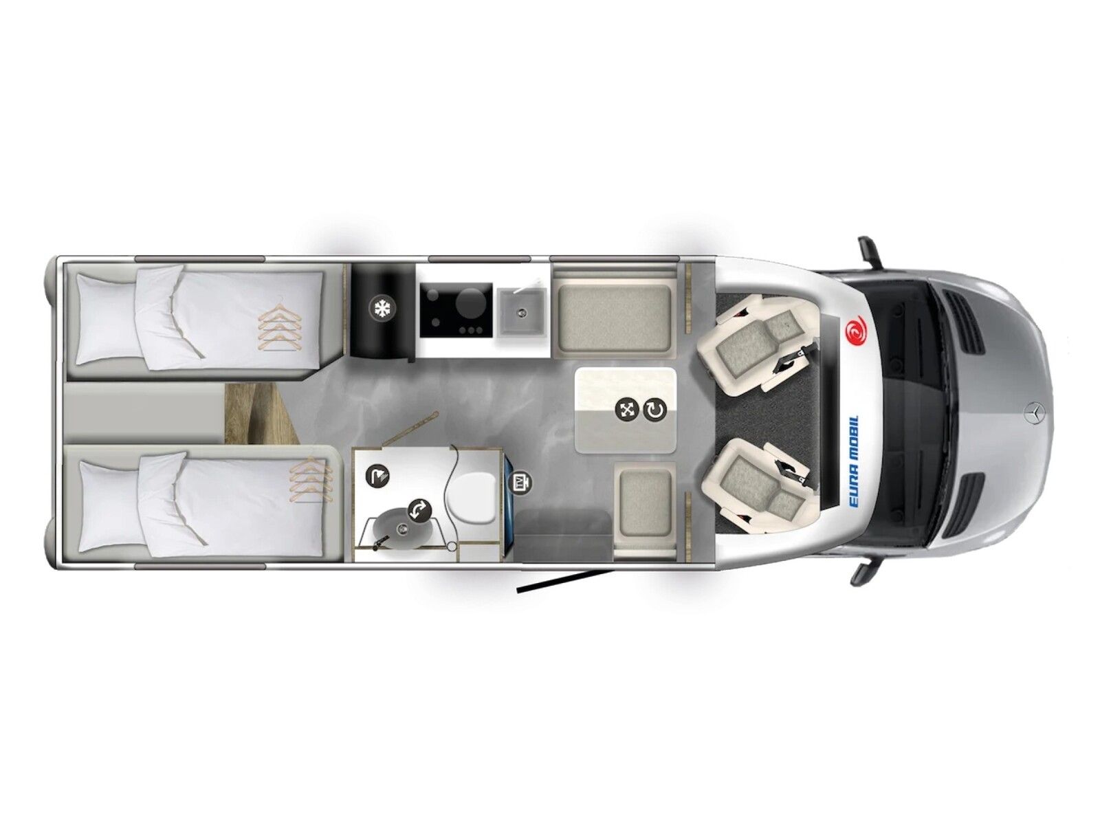 Fahrzeugabbildung Eura Mobil Xtura XT 686 EF Solar,Navi,Markise,Dieselheizung