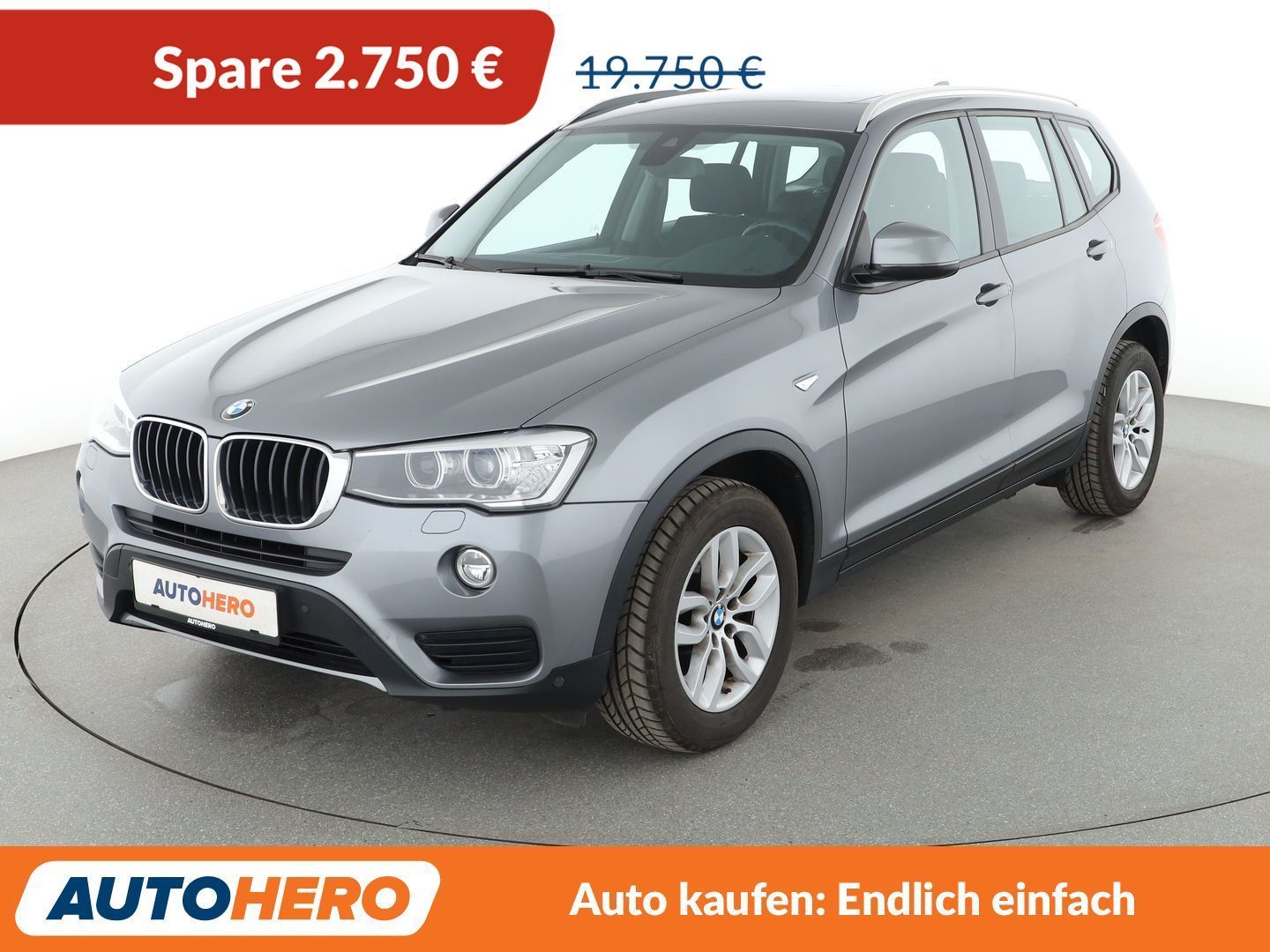 BMW X3 sDrive 18d Aut.*NAV*TEMP*PDC*SHZ*ALU*KLIMA*