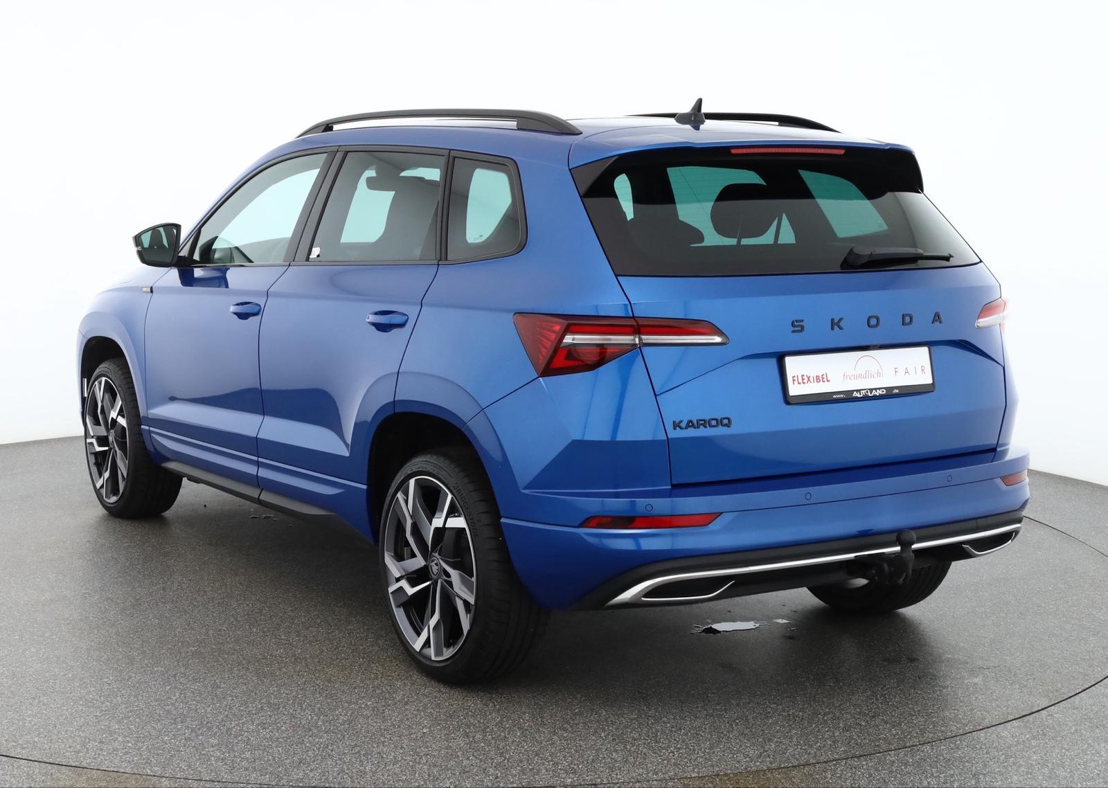 Skoda Karoq Sportline 2.0 TDI DSG Matrix ACC AHK Pano, миниатюра 3
