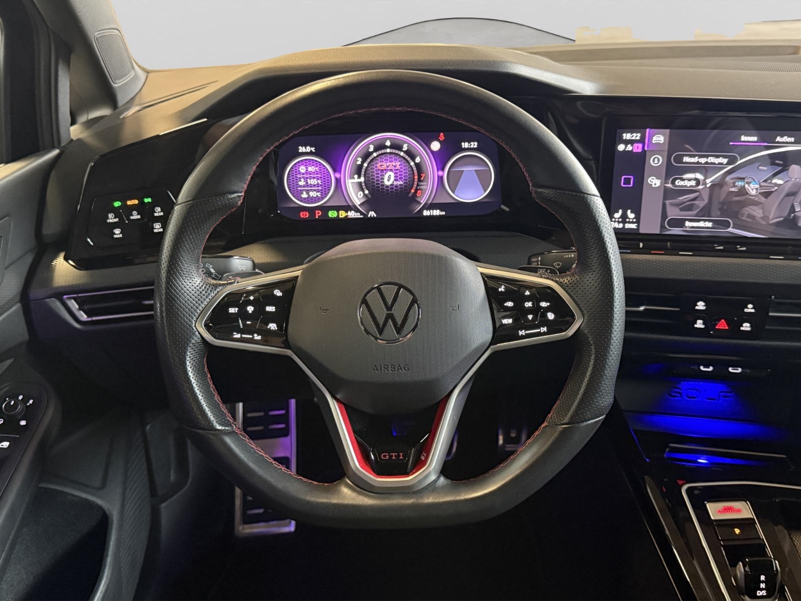 Volkswagen Golf VIII GTI STANDHZG-HUD-MATRIX-BLACK-ACC-RFK, миниатюра 13