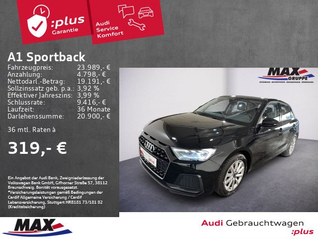 Audi A1 Sportback 30 TFSI ADVANCED LED+MMI NAV+VC+ALU