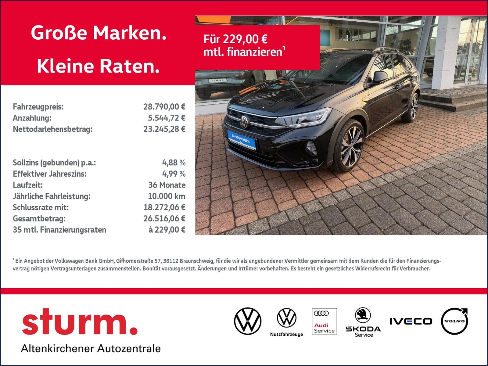 Volkswagen Taigo R-Line 1.0 TSI DSG *Matrix LED, Kamera, to