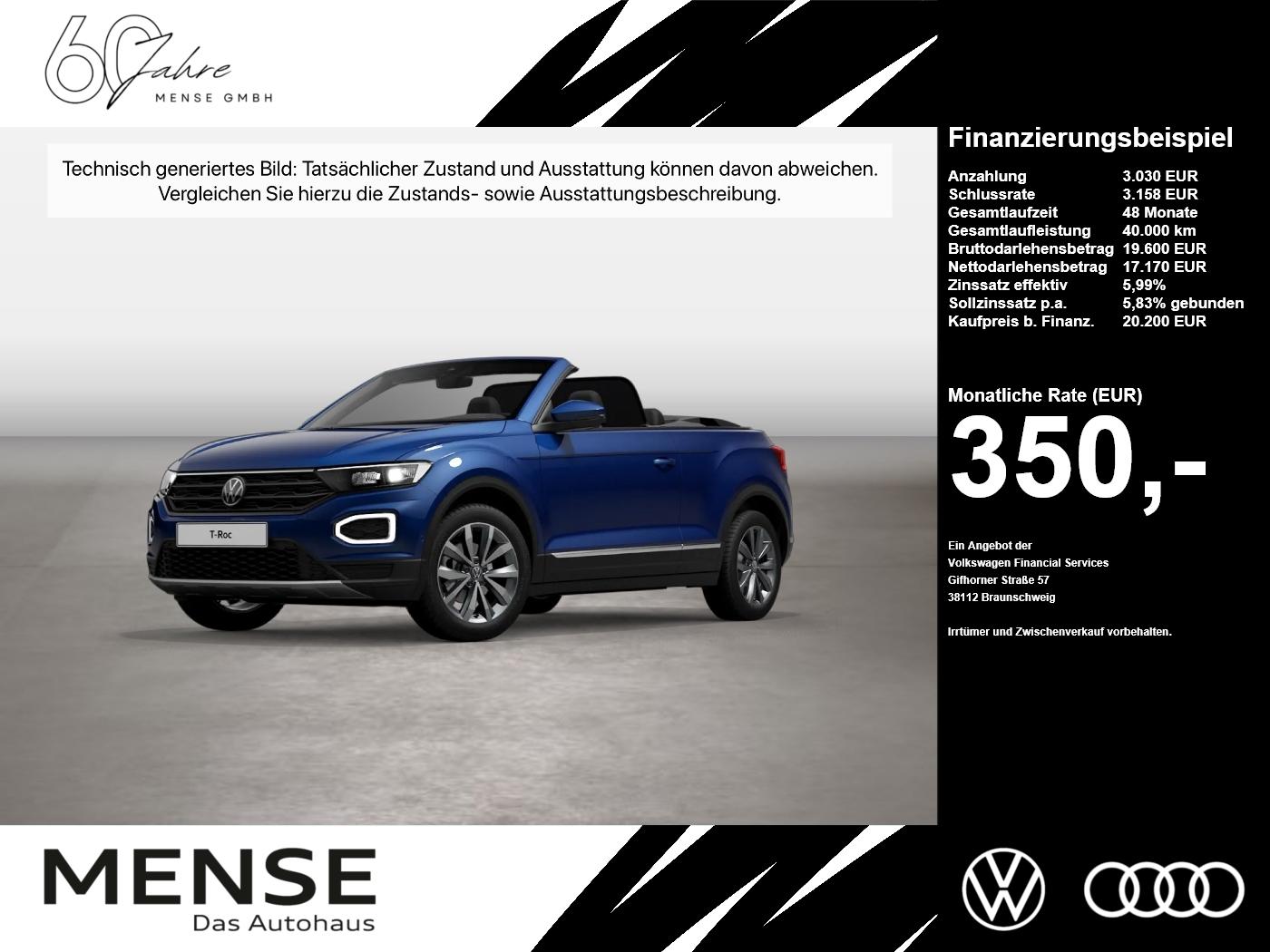 Volkswagen T-Roc Cabriolet 1.5 TSI Style