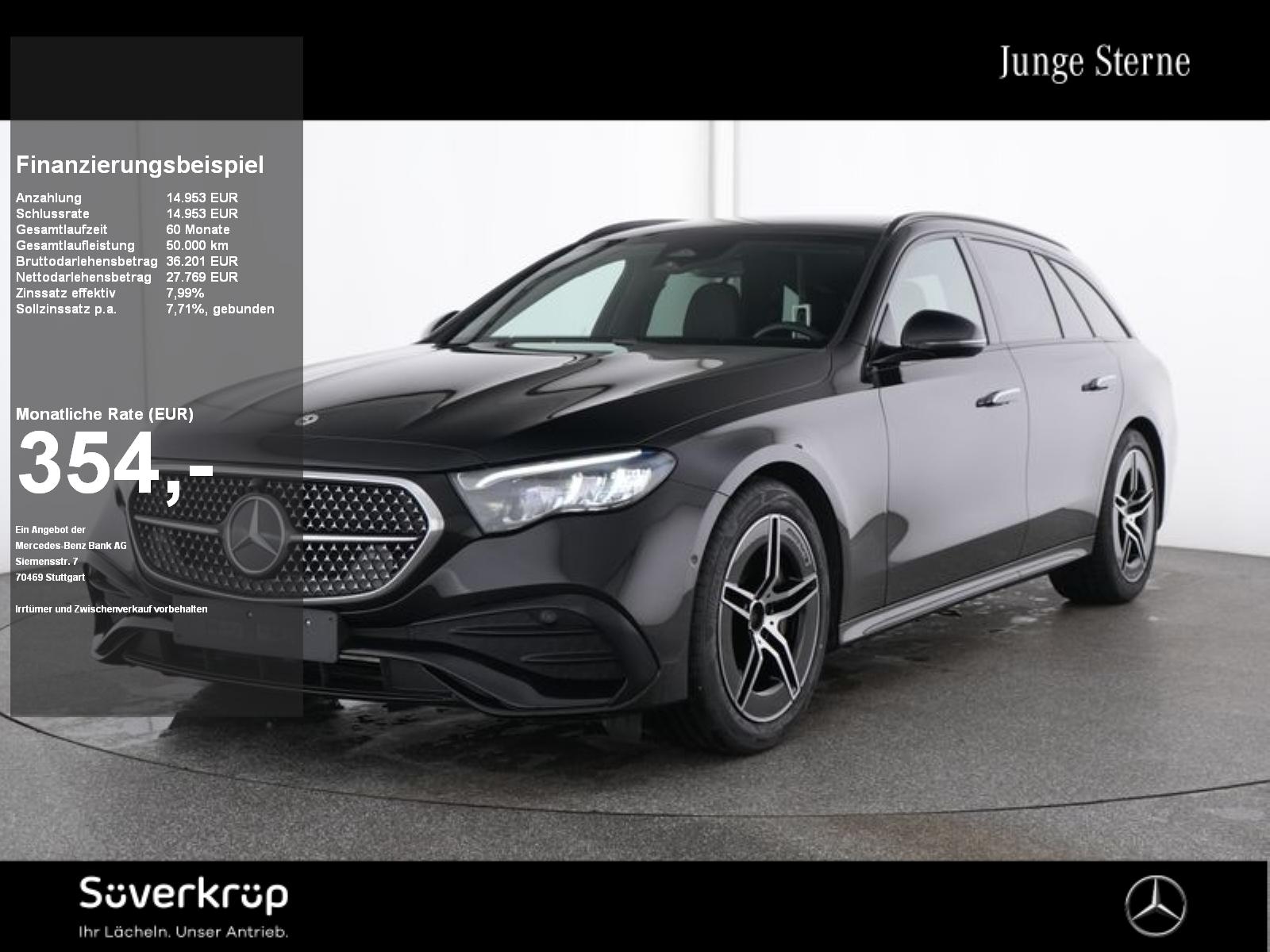 Mercedes-Benz E 220 T d , AMG NIGHT AHK DISTR KAMERA PANO SPUR