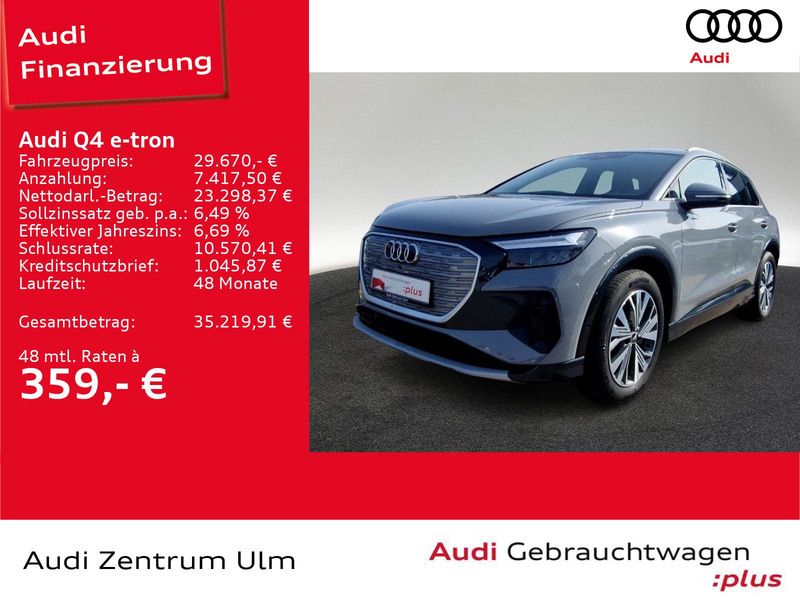 Audi Q4 e-tron 40 AHK LED KAM APP PDC SHZ VIRTUAL