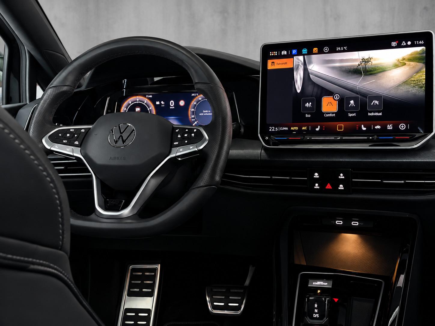 Volkswagen Golf VIII*1.5 eTSI/110KW*R-LINE*ACC*R.KAM*LED*1H, миниатюра 18