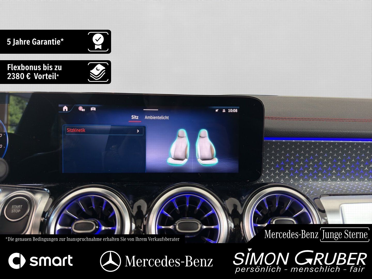 Fahrzeugabbildung Mercedes-Benz EQB 300 4M AMG Pano Fahrassist 7Sitze Mod 2026