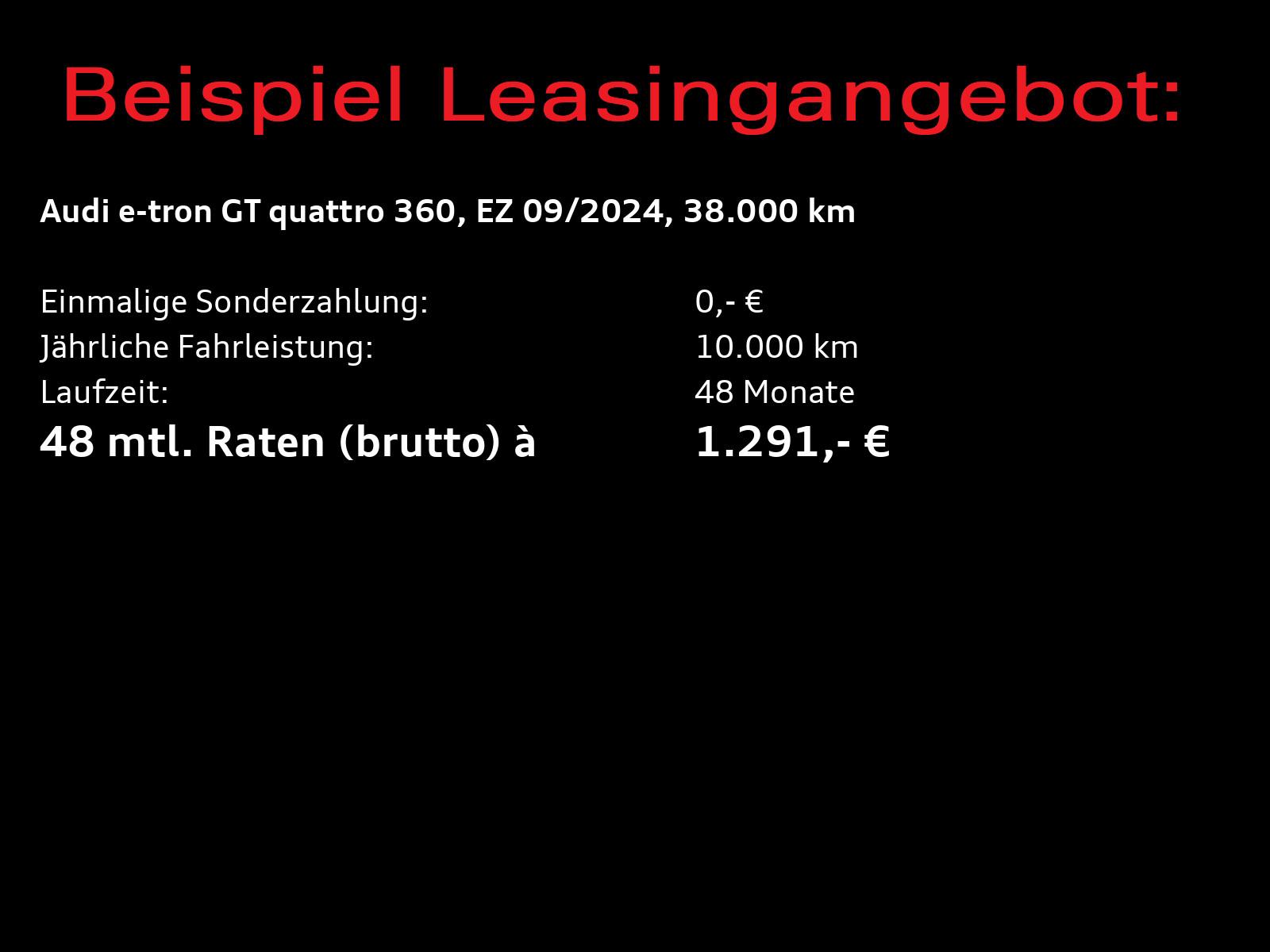 Audi e-tron GT quattro / Pano, Air, Matrix, 360°, B&O