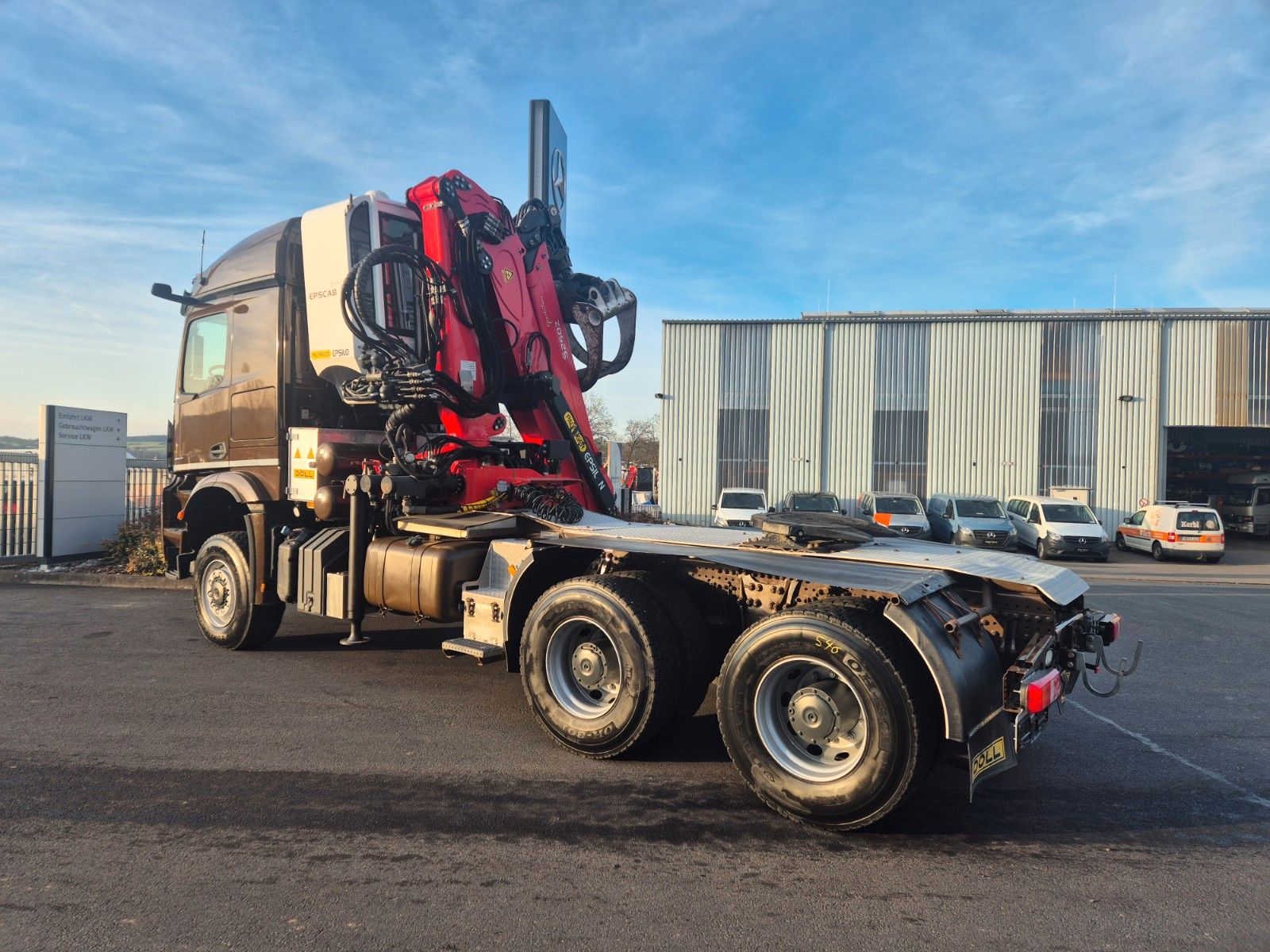 Fahrzeugabbildung Mercedes-Benz Arocs 3351 LS 6x6 Palfinger S260Z96 Y Crane
