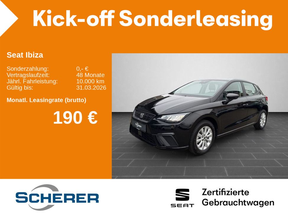 Seat Ibiza Style 1.0 TSI Navi LED SHZ PDC RFK GJR