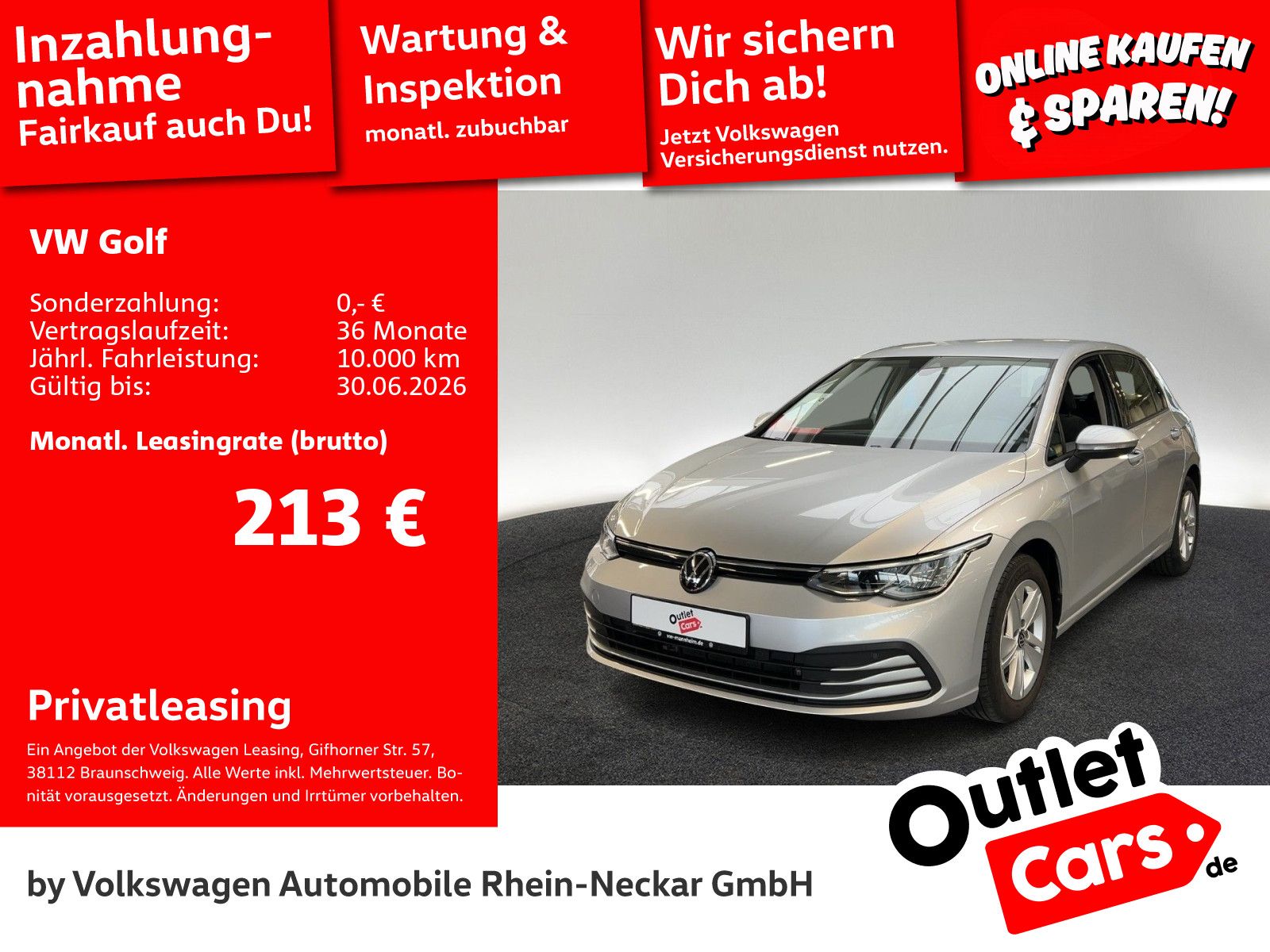 Volkswagen Golf VIII 2.0 TDI Life Navi PDC LED uvm.