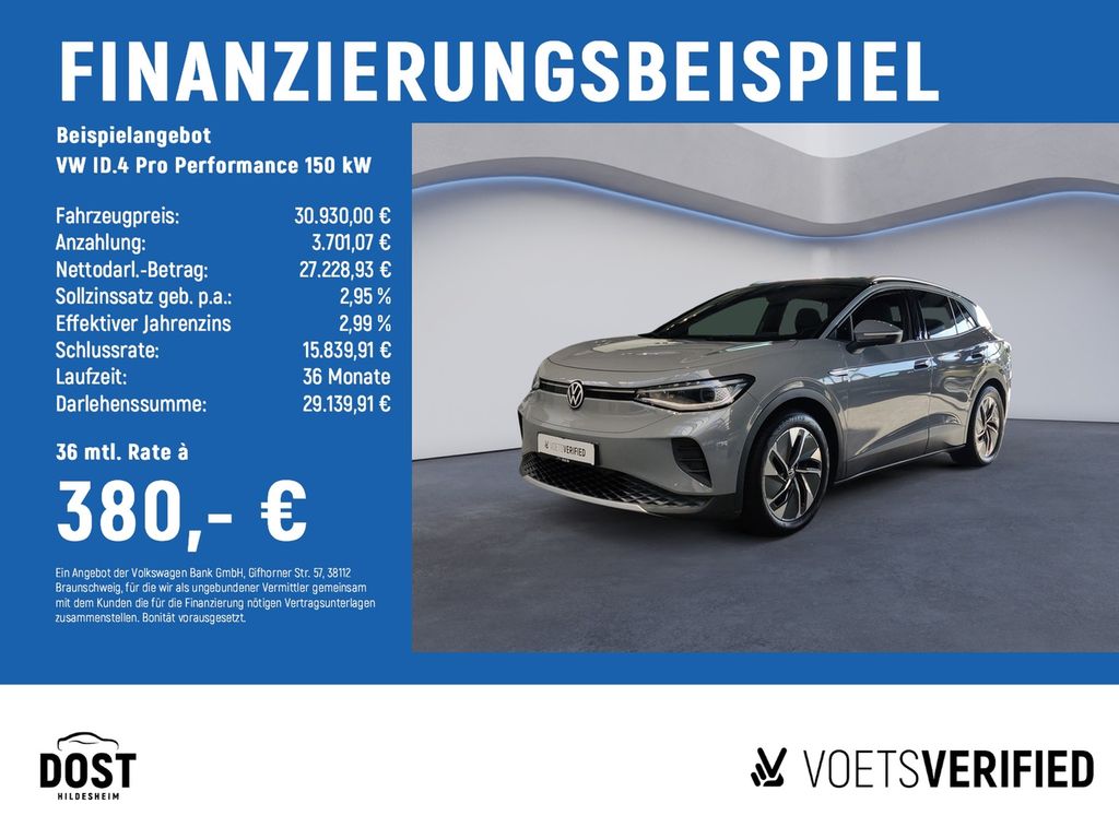 ID.4 Pro Performance 150 kW PANO+RearView+NAVI