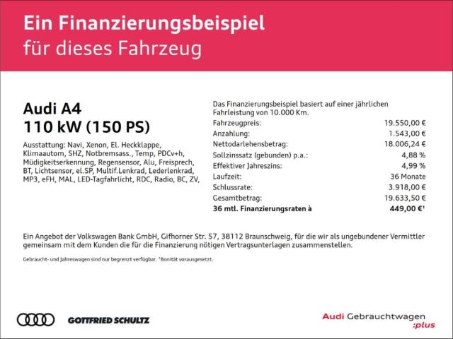 Audi A4 Avant 35 TFSI XEN NAV GRA SHZ KLIMAAUT