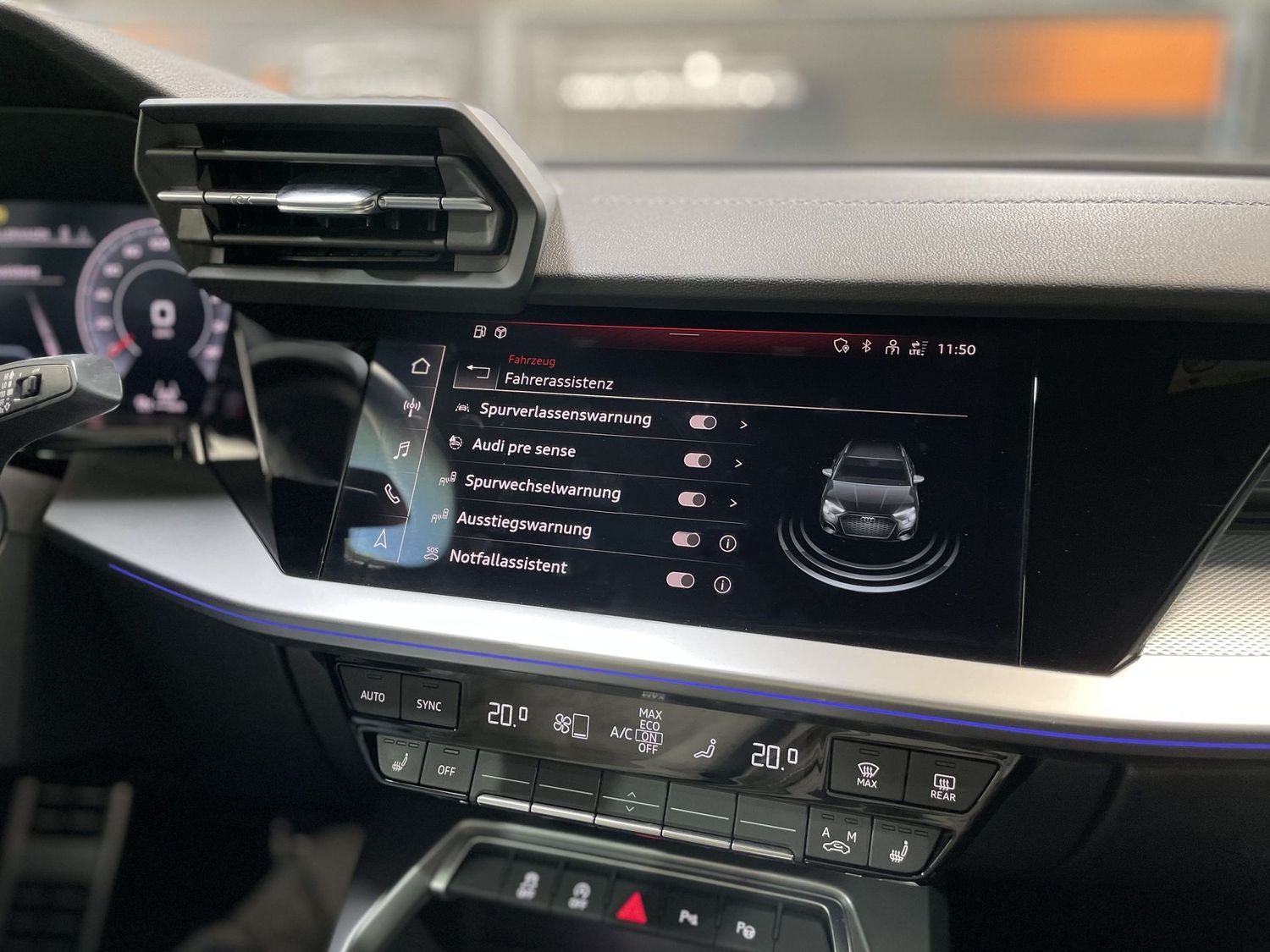 Fahrzeugabbildung Audi A3 35 TFSI S line#Matrix#B&O#ACC#Ambiente#Digi